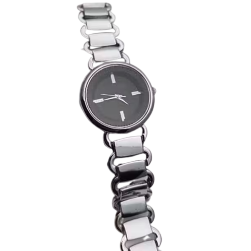 Stylish Silver Metal Watch for Everyday Wear